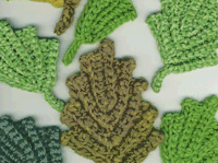 textilefusion Corrugated Leaves
